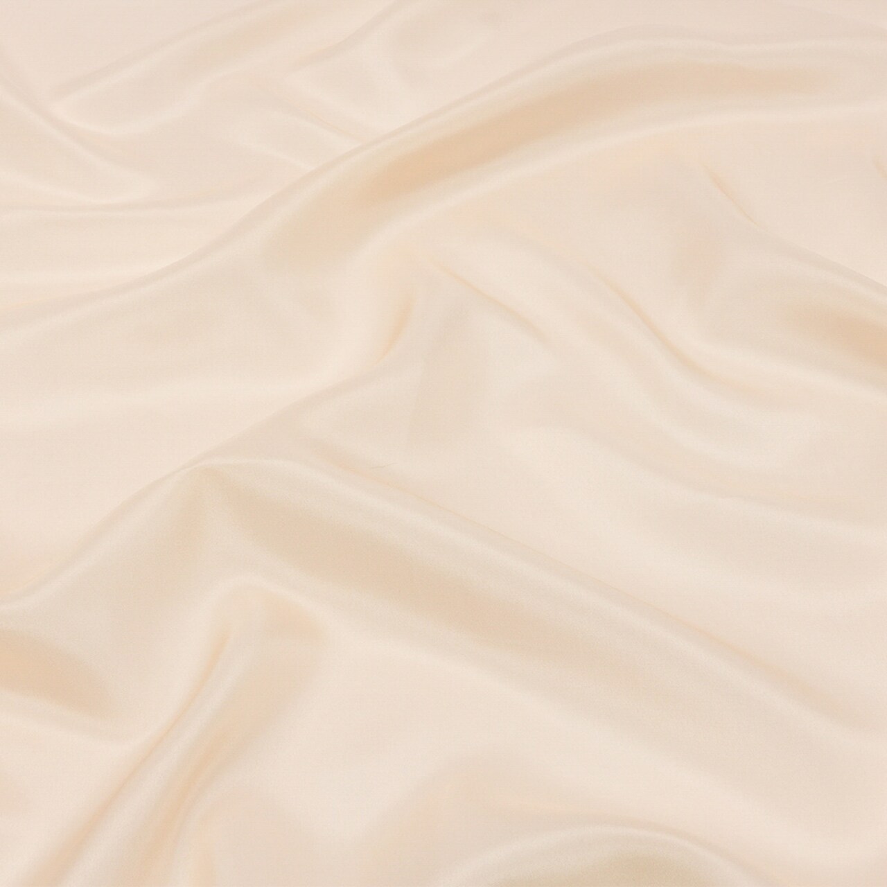 1 Yard Soft Elegant Cream Pink Silk Habotai or China Silk Premium Flowing 44 Inches Width